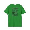 Vinyl Lover T-Shirt — "Caution! Can Talk About Vinyl For Hours" Graphic Tee - Thumbnail Image 68