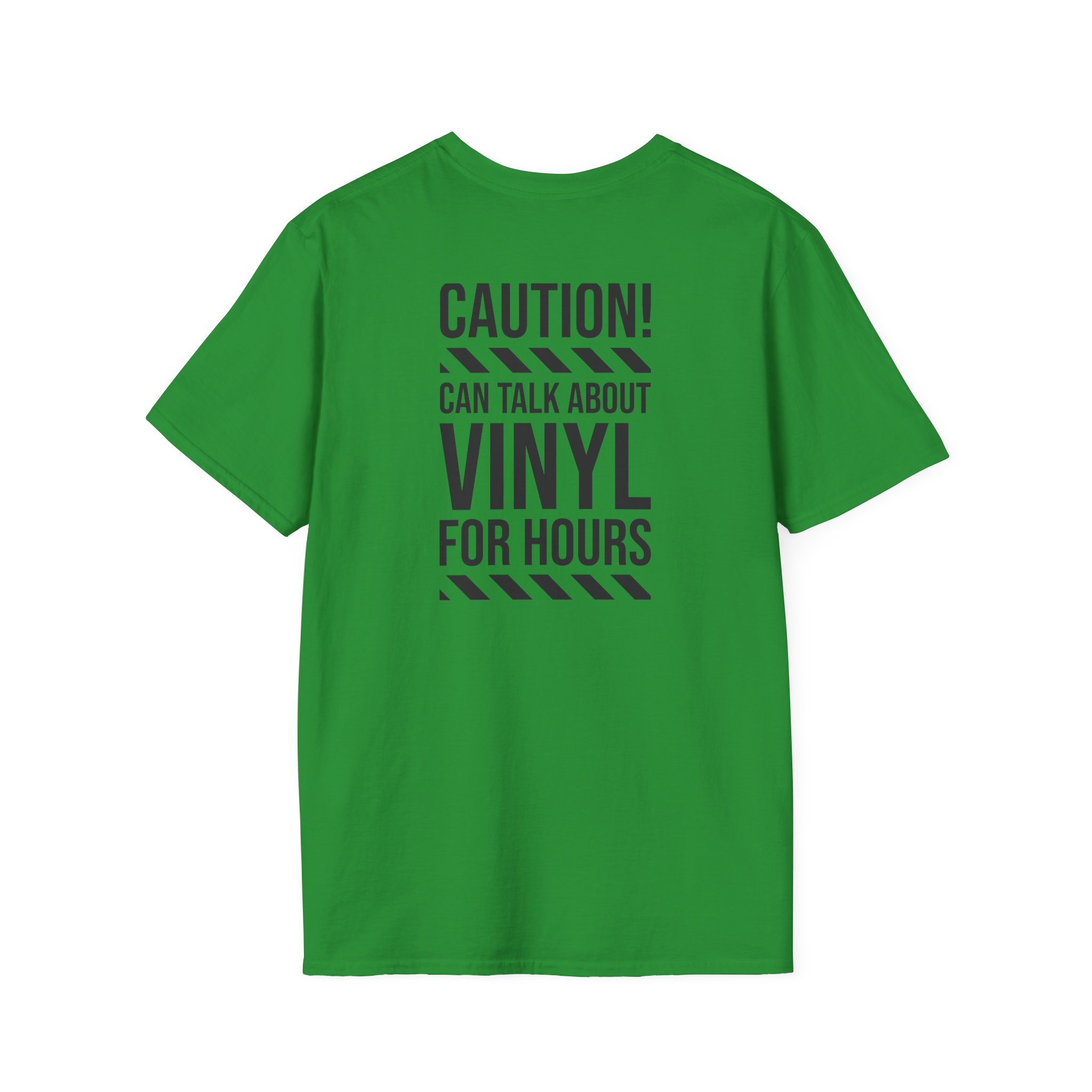 Vinyl Lover T-Shirt — "Caution! Can Talk About Vinyl For Hours" Graphic Tee - Image 68