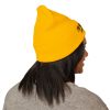 I'm With The DJ (Just Not This One) Embroidered Cuffed Beanie - Thumbnail Image 9