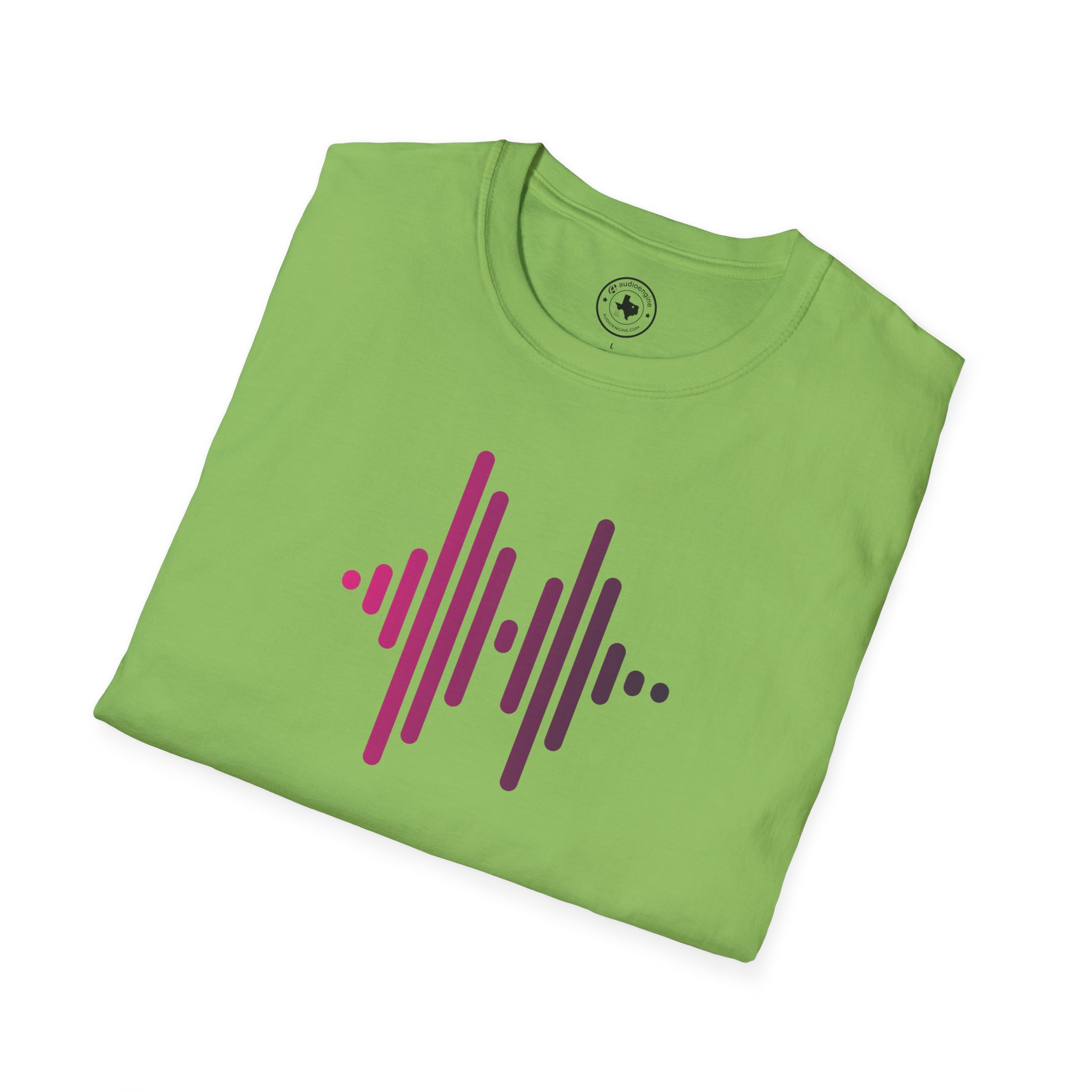 Audio Waveform Graphic Tee — Gradient Soundwave T-Shirt - Image 84