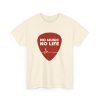 No Music No Life Unisex Heavy Cotton Tee - Thumbnail Image 3
