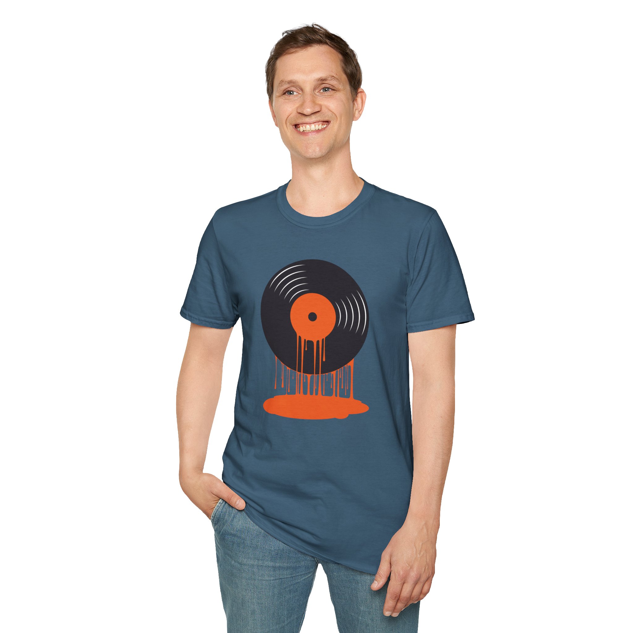 Vinyl Record Drip T-Shirt — Retro Music Tee - Image 7
