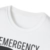 Emergency DJ Unisex Softstyle T-Shirt - Perfect for Music Lovers and Events - Thumbnail Image 7