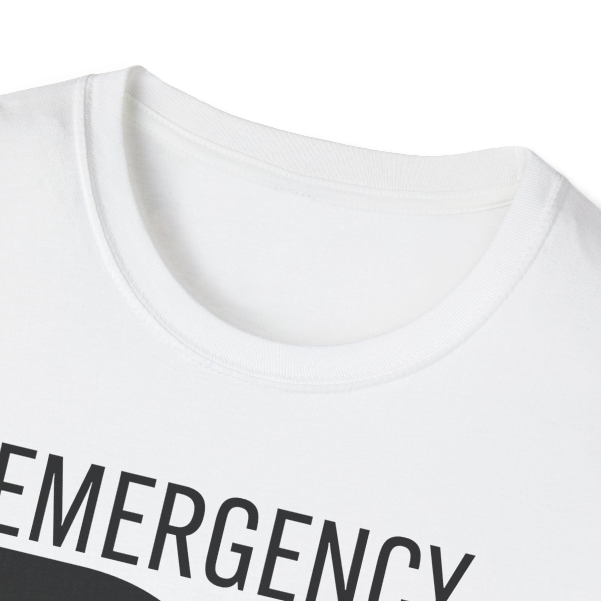 Emergency DJ Unisex Softstyle T-Shirt - Perfect for Music Lovers and Events - Image 7
