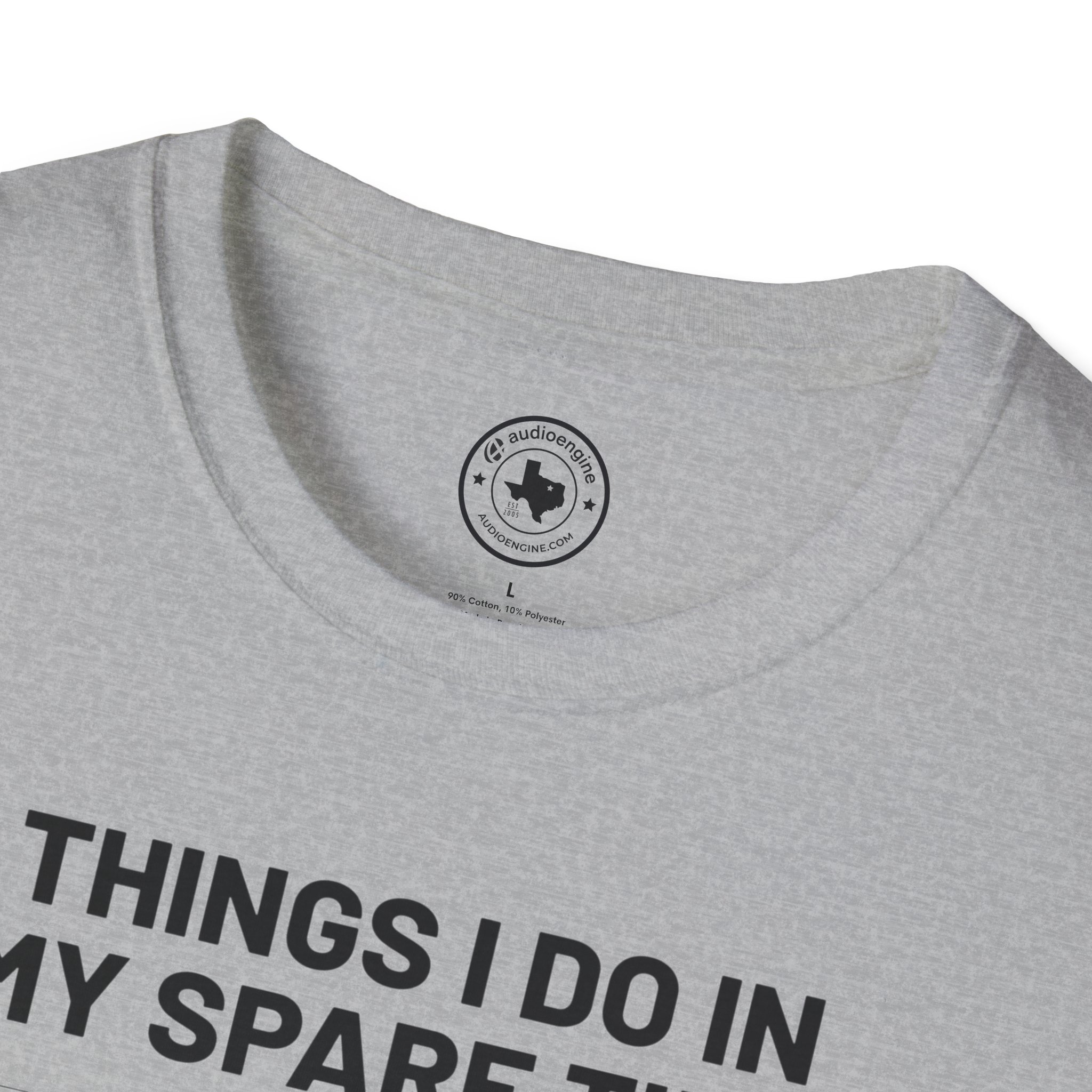 Things I Do In My Spare Time T-Shirt — Funny Hobbies Graphic Tee - Image 36