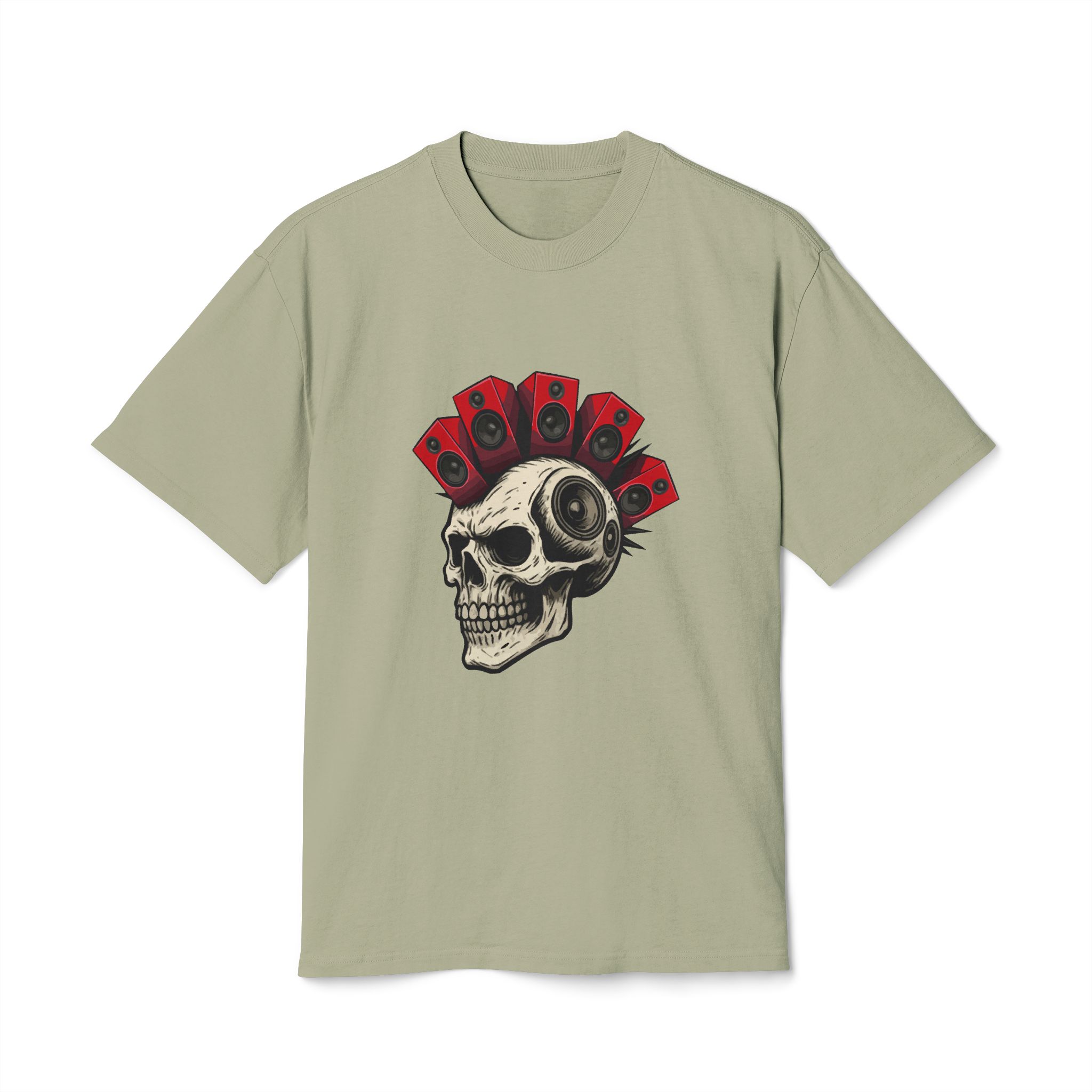 Faded Skull Music Tee - Unisex Retro Graphic T-Shirt - Image 17