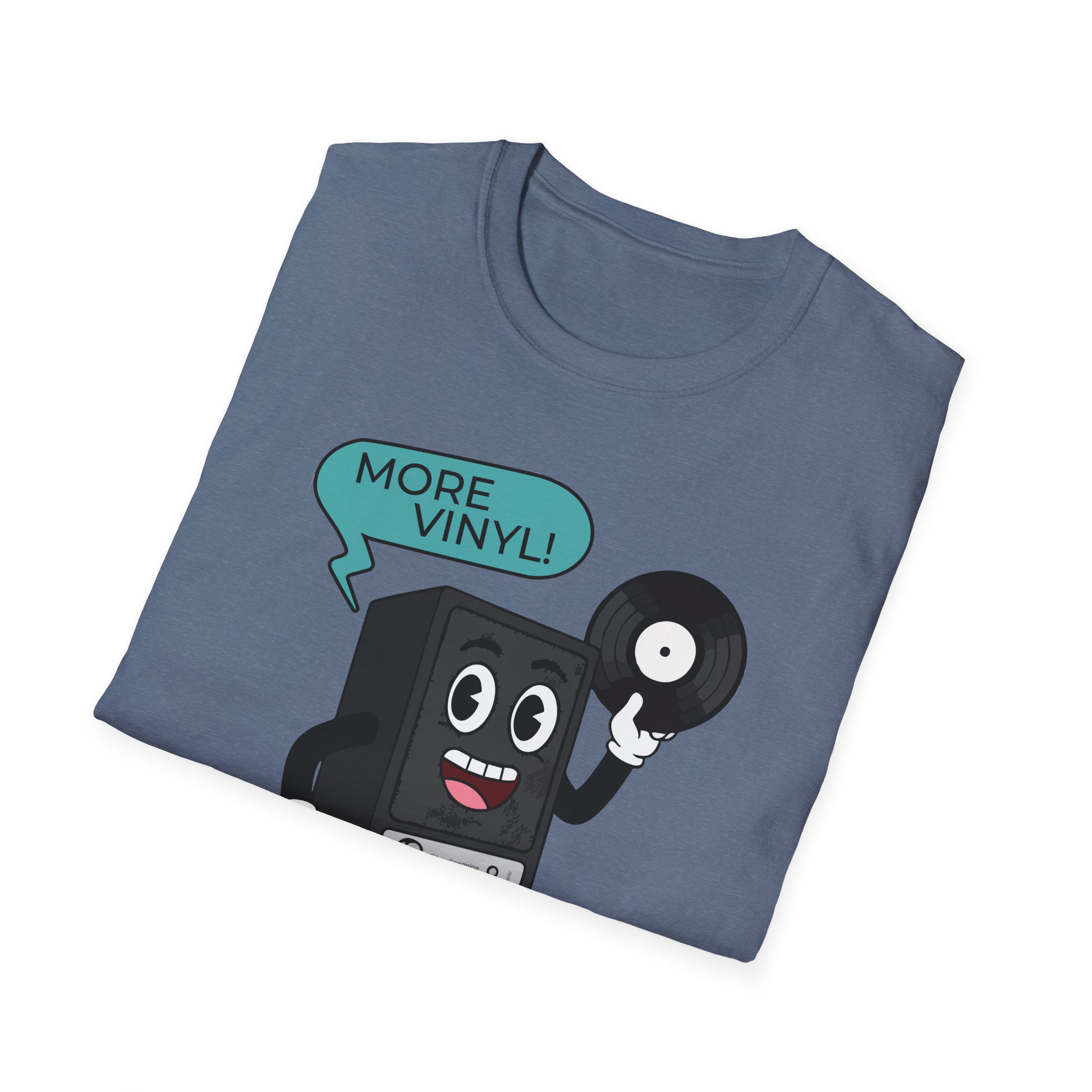 Vinyl Music Lover T-Shirt - More Vinyl Design - Image 40