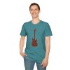 Electric Guitar Graphic T-Shirt — Red Psychedelic Music Tee - Thumbnail Image 87