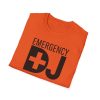 Emergency DJ Unisex Softstyle T-Shirt - Perfect for Music Lovers and Events - Thumbnail Image 16