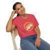 Orange Bass Guitar Badge T-Shirt — Retro Musician Tee for Bass Players - Thumbnail Image 116