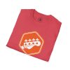 Orange Bass Guitar Badge T-Shirt — Retro Musician Tee for Bass Players - Thumbnail Image 112