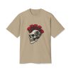 Faded Skull Music Tee - Unisex Retro Graphic T-Shirt - Thumbnail Image 1