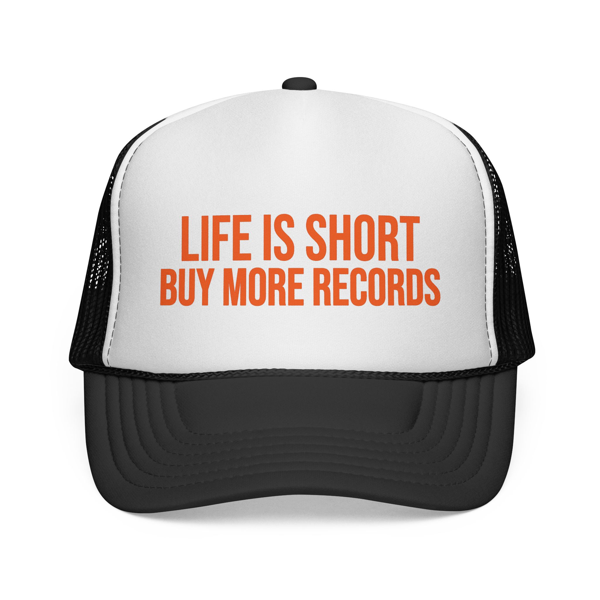 'Life is Short' Trucker Cap - Music Lover's Essential - Image 1