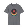 Retro Vinyl Record T-Shirt — Rainbow Stack Turntable Tee - Thumbnail Image 111