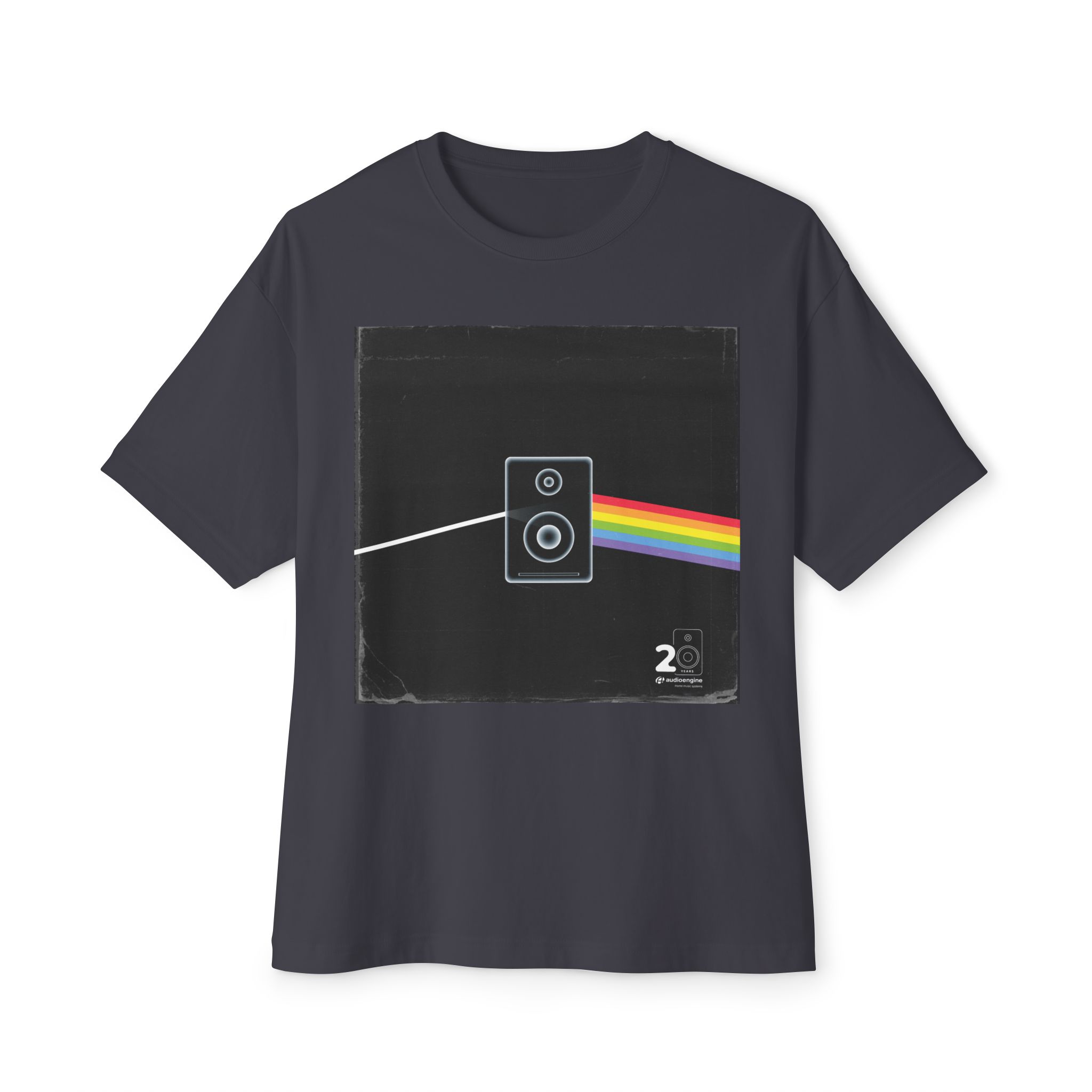 Retro Vibes Unisex Oversized Boxy Tee, Music Lover Shirt, Festival Attire, Comfortable Casual Tee, Graphic Tee for Every Day - Image 1