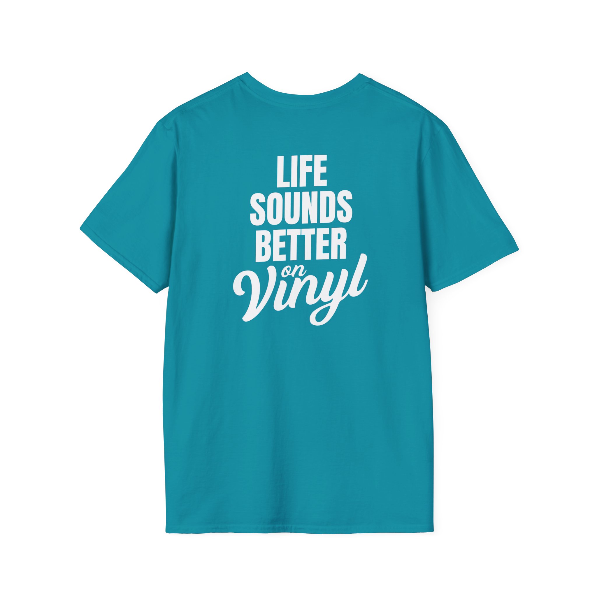 Vinyl Music Lover T-Shirt - Life Sounds Better on Vinyl - Image 40
