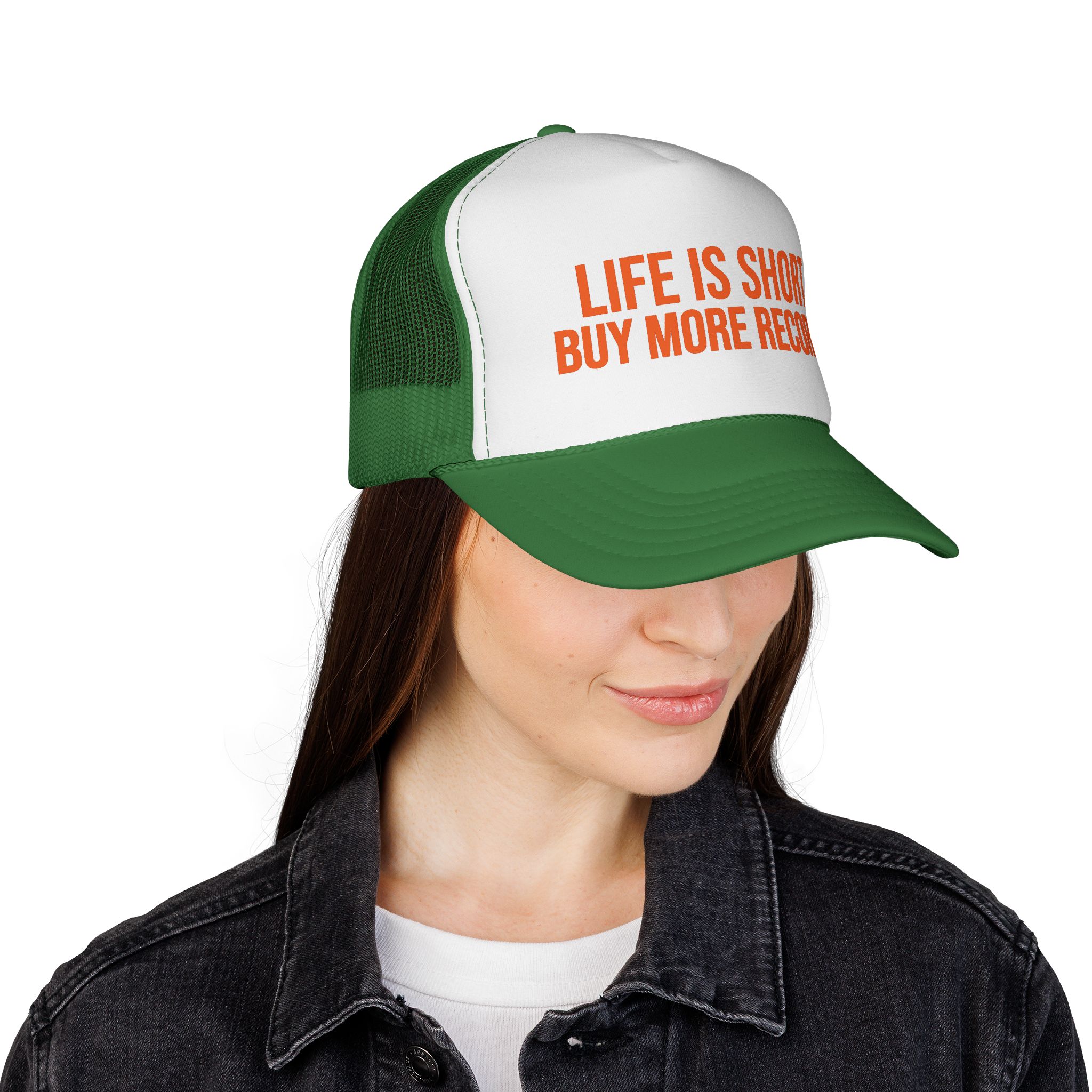 'Life is Short' Trucker Cap - Music Lover's Essential - Image 4
