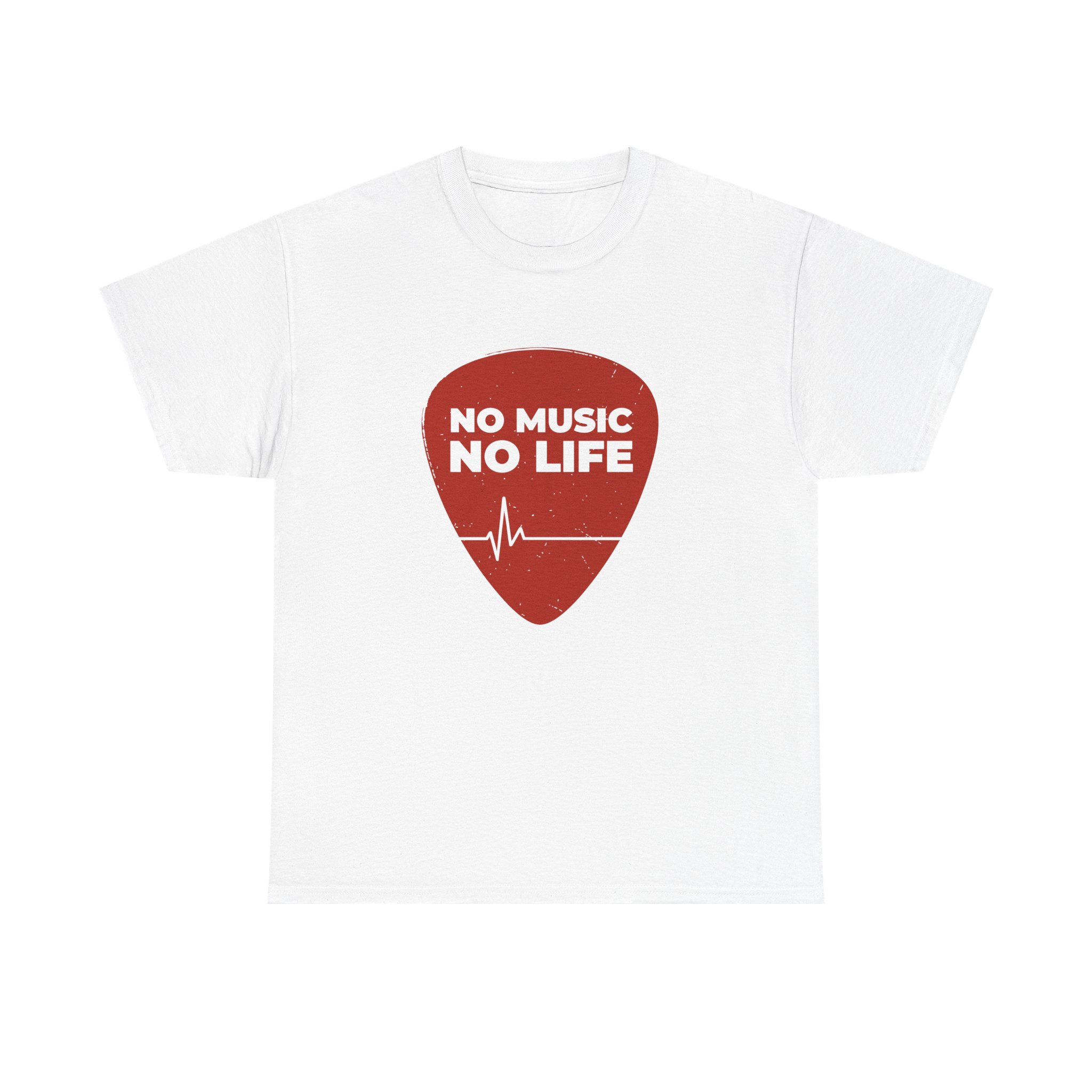 No Music No Life Unisex Heavy Cotton Tee - Image 5