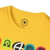 Music Icon Row T-Shirt — Colorful Band Equipment Graphic Tee - Thumbnail Image 48