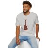 Electric Guitar Graphic T‑Shirt — Red Pattern Rock Music Tee - Thumbnail Image 49