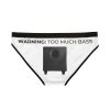 Women’s Bikini Briefs — “WARNING: TOO MUCH BASS” Graphic Underwear - Thumbnail Image 3