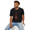 Electric Guitar Graphic T‑Shirt — Red Pattern Rock Music Tee - Thumbnail Image 29