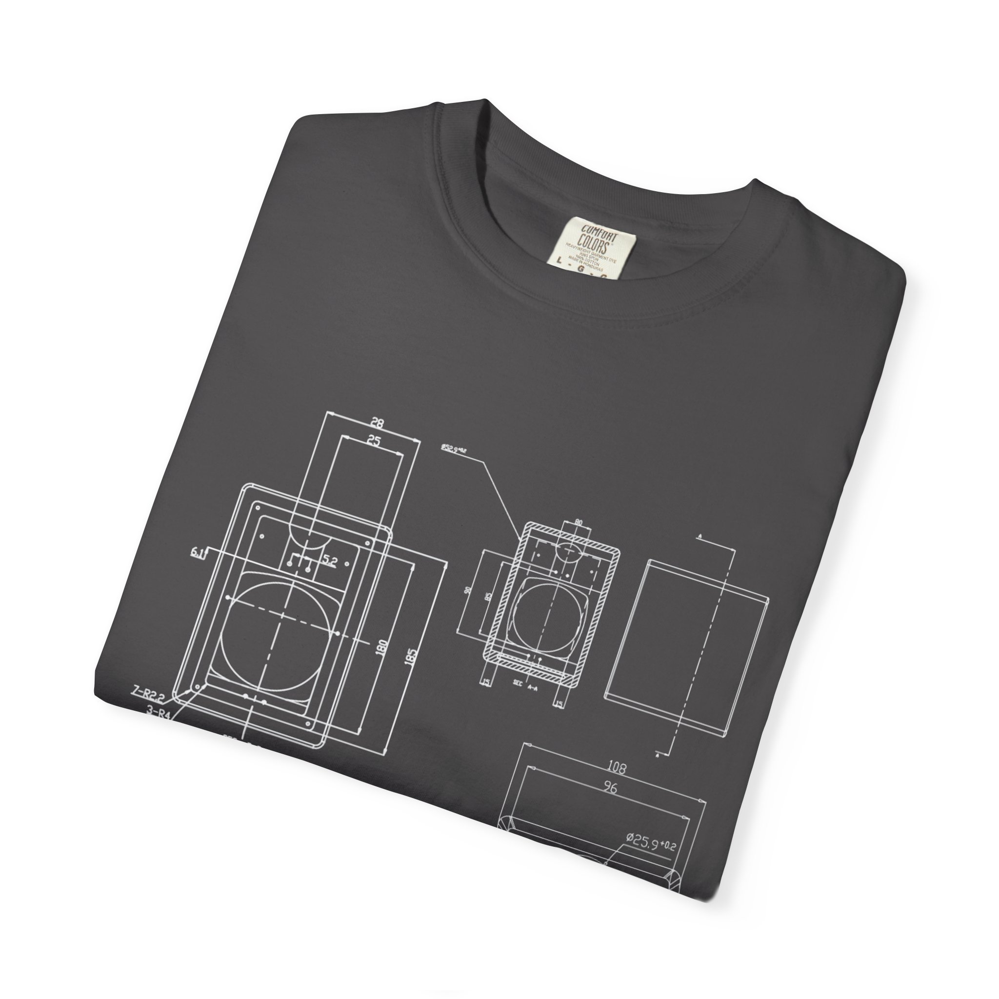 Blueprint Camera Unisex T-Shirt, Casual Wear, Artist Gift, Photography Tee, Unique Apparel, Comfortable Style - Image 31