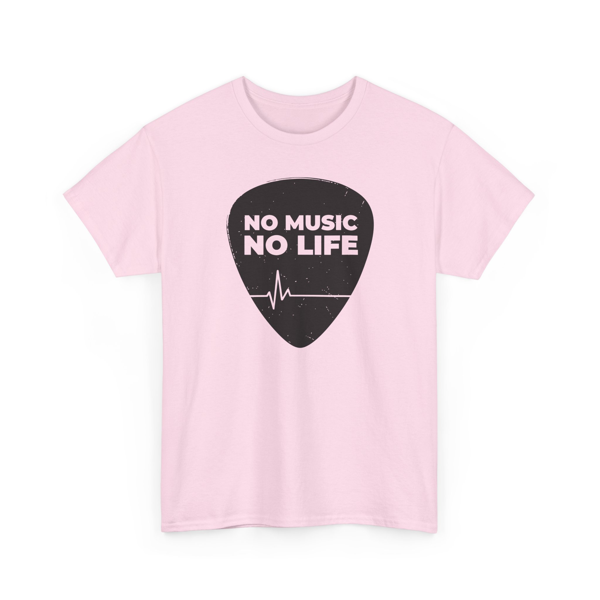 Music Lover Unisex Tee - "No Music No Life" Graphic T-Shirt - Image 47