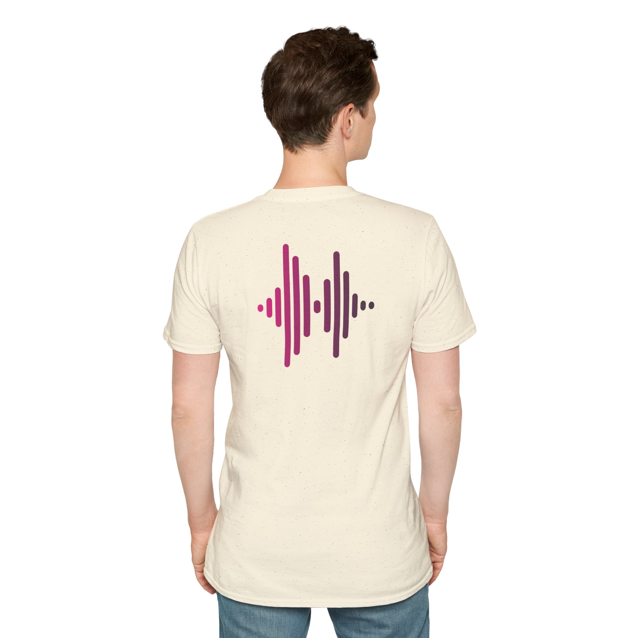 Soundwave Graphic T-Shirt — Modern Audio Waveback Tee - Image 48