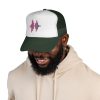 Soundwave Trucker Cap — Pink Gradient Audio Logo Mesh Hat - Thumbnail Image 10