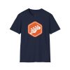 Orange Bass Guitar Badge T-Shirt — Retro Musician Tee for Bass Players - Thumbnail Image 91