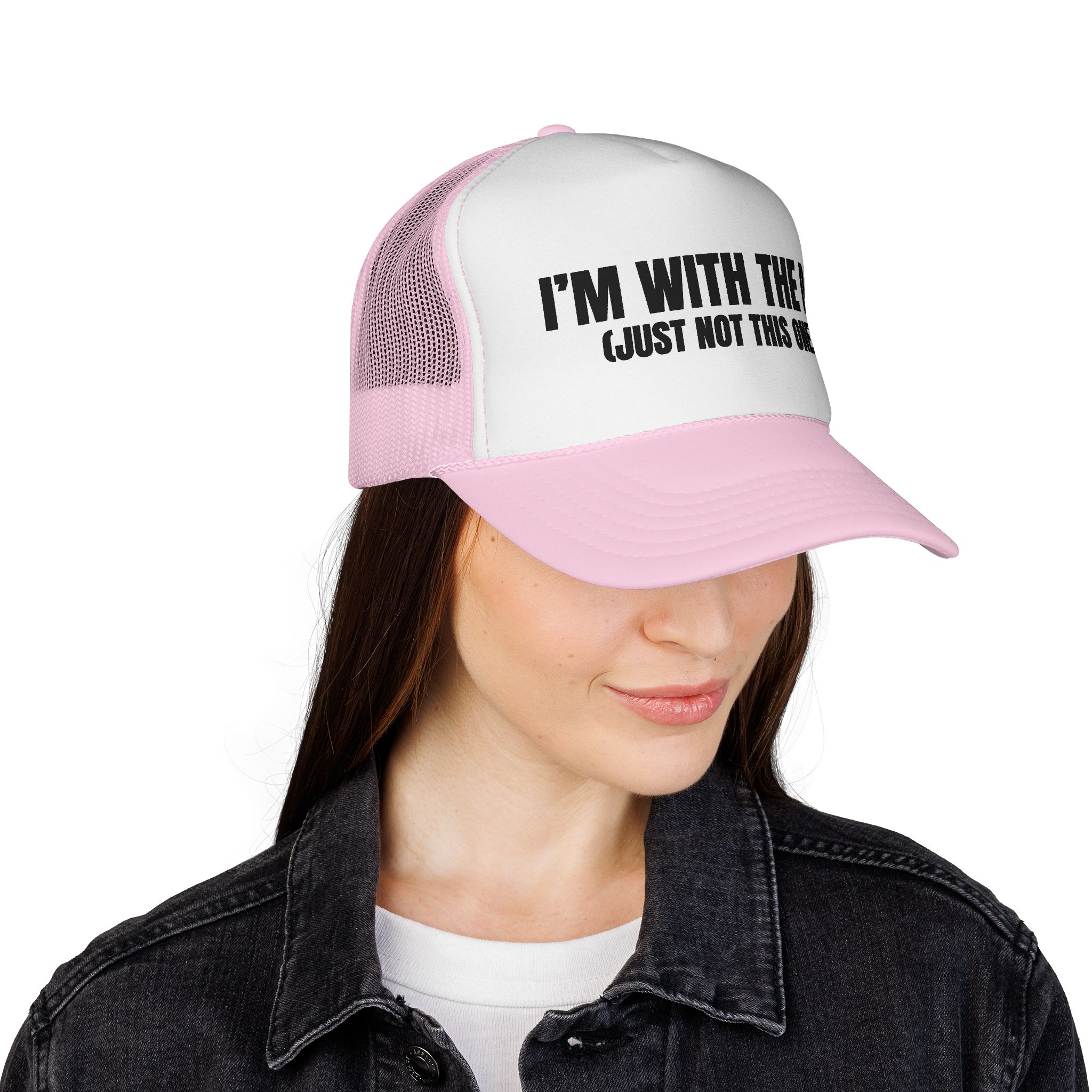 Fun DJ Trucker Cap - I'm with the DJ (Just Not This One) - Image 36