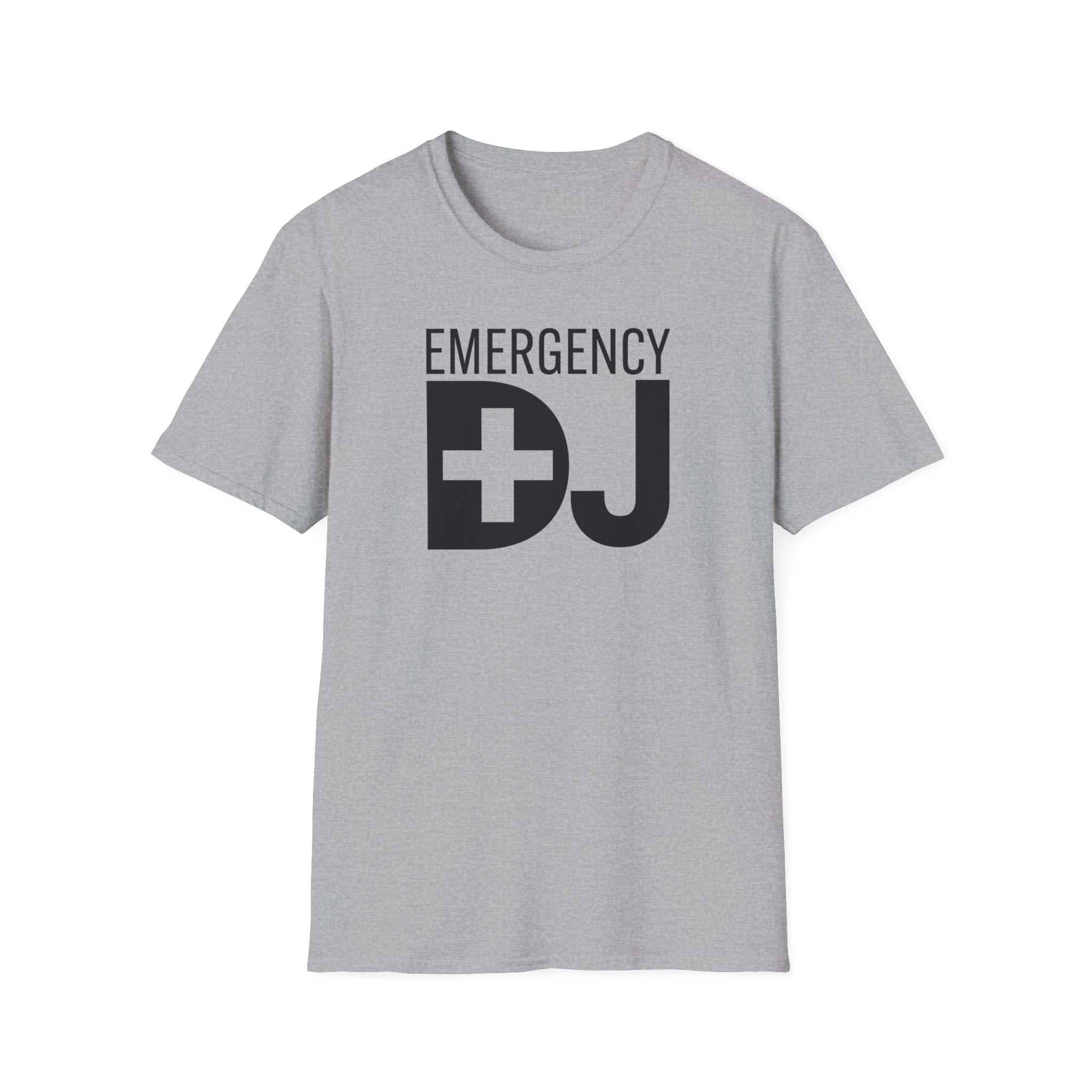 Emergency DJ Unisex Softstyle T-Shirt - Perfect for Music Lovers and Events - Image 9