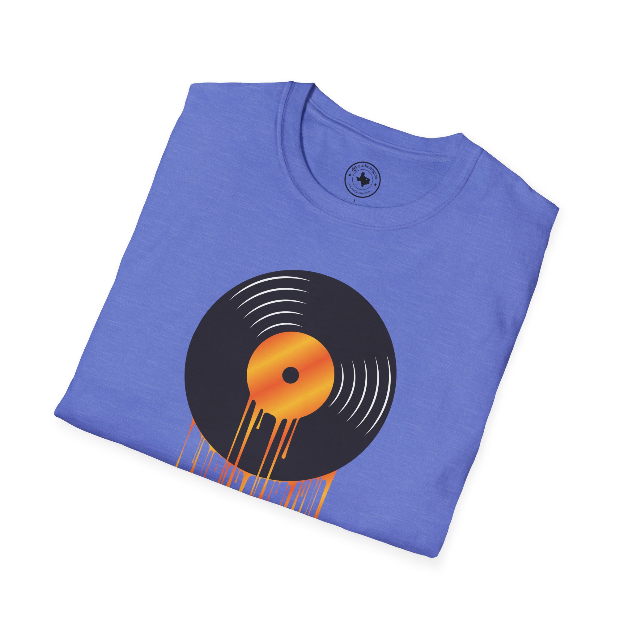 Melting Vinyl Record T-Shirt – Retro Music Tee - Image 5