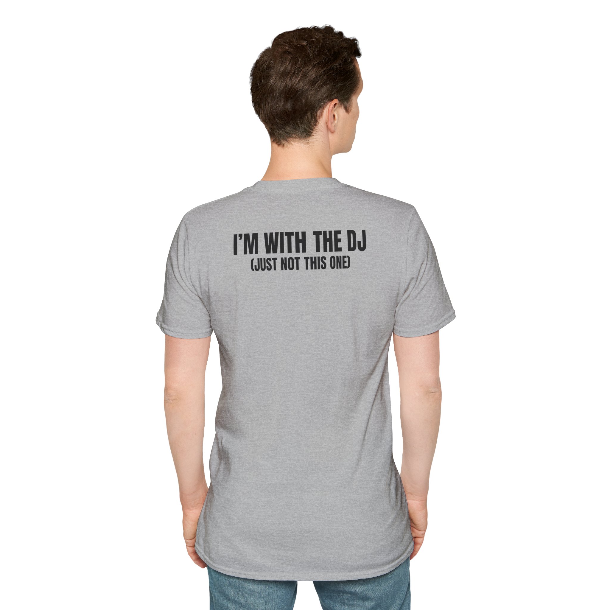 DJ Humor Unisex Softstyle T-Shirt - Perfect for Music Lovers - Image 6