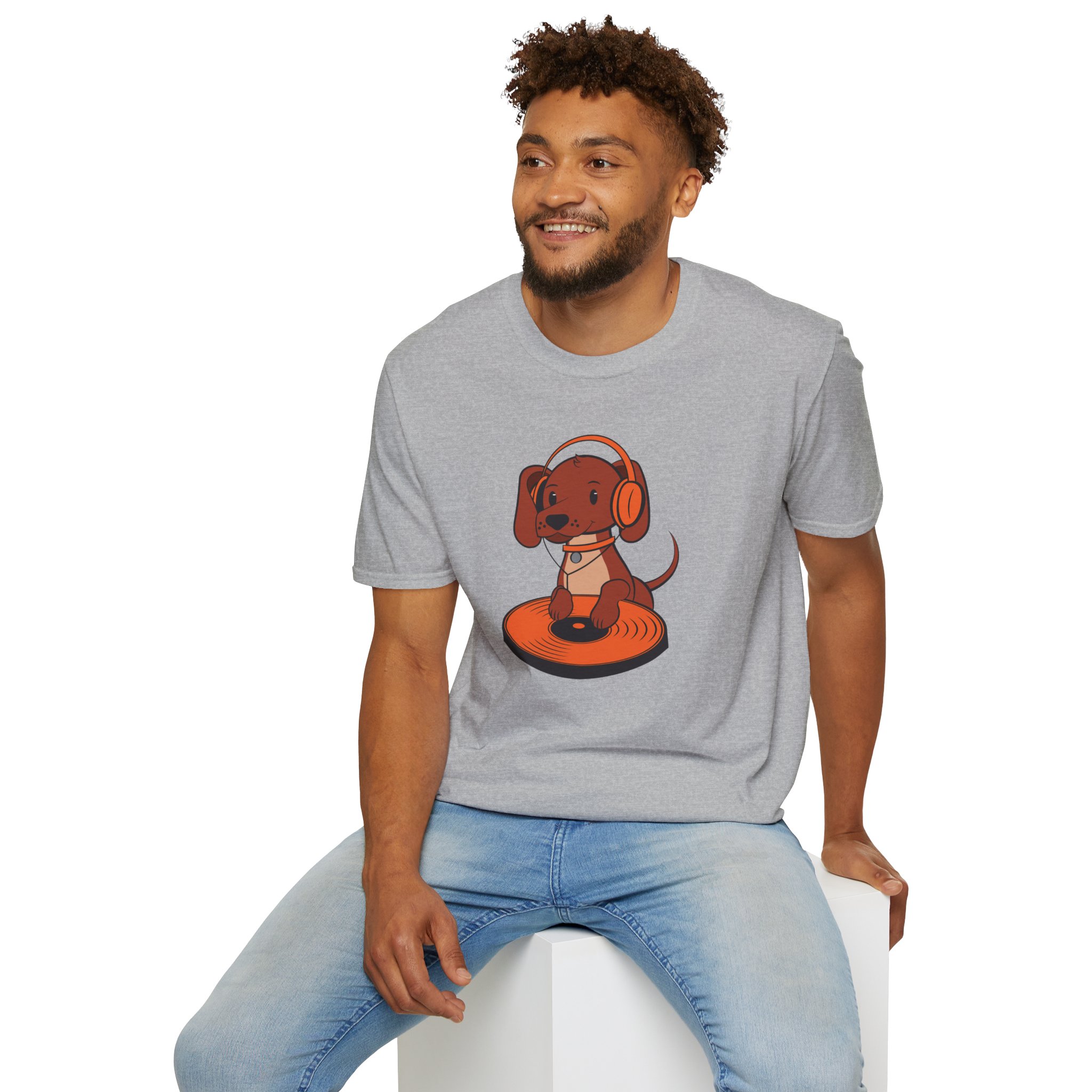 DJ Dachshund Tee — Cute Dog with Headphones Graphic T-Shirt - Image 50