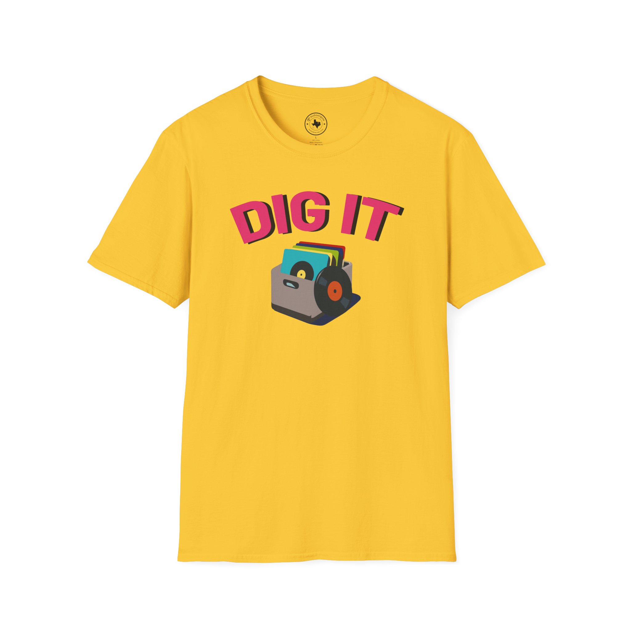 Dig It T-Shirt — Retro Excavator Graphic Tee - Image 64