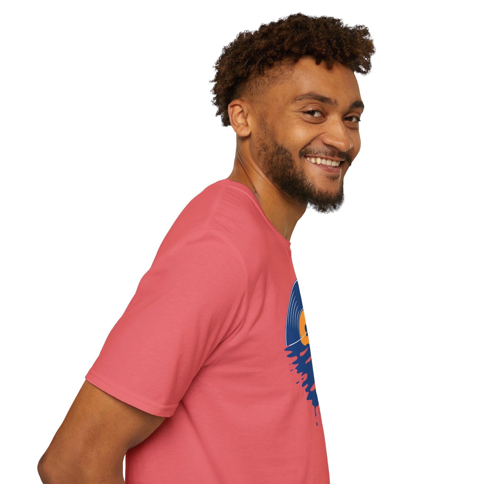 Sunset Vinyl Record T‑Shirt — Retro Music Lake Graphic Tee - Image 31