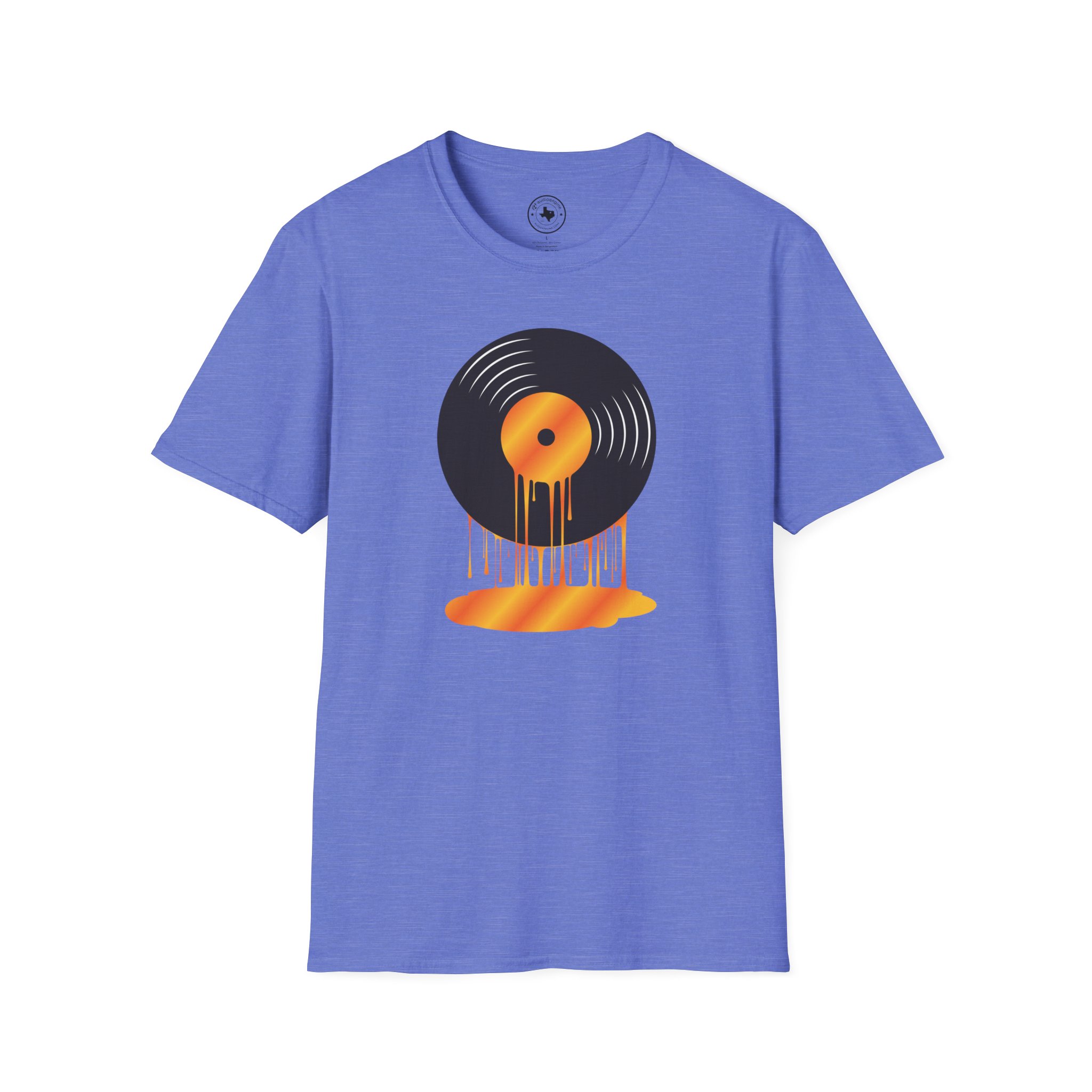 Melting Vinyl Record T-Shirt – Retro Music Tee - Image 2