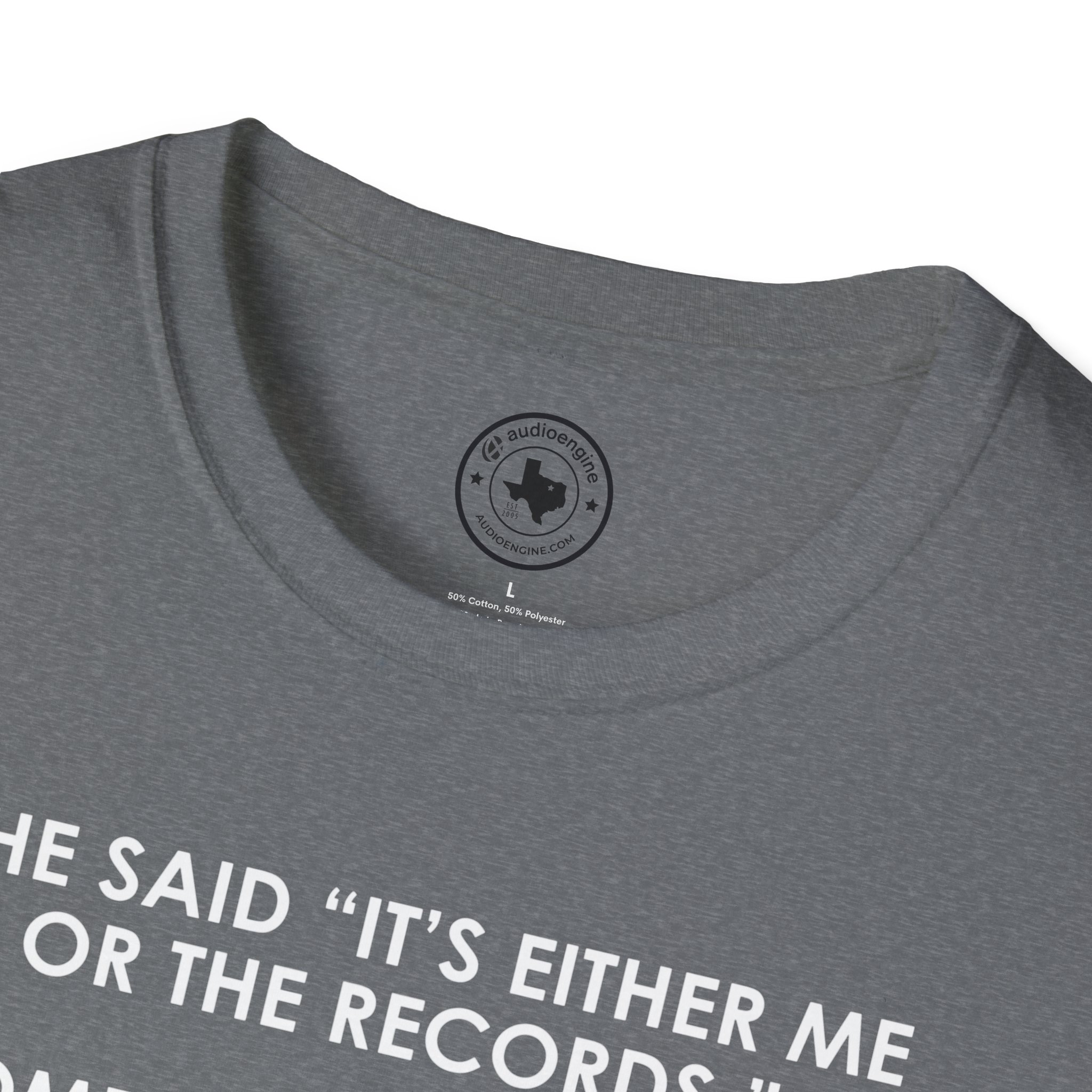 T-Shirt — “She Said ‘It’s Either Me or the Records.’ Sometimes I Miss Her.” Funny Music Lover Tee - Image 27