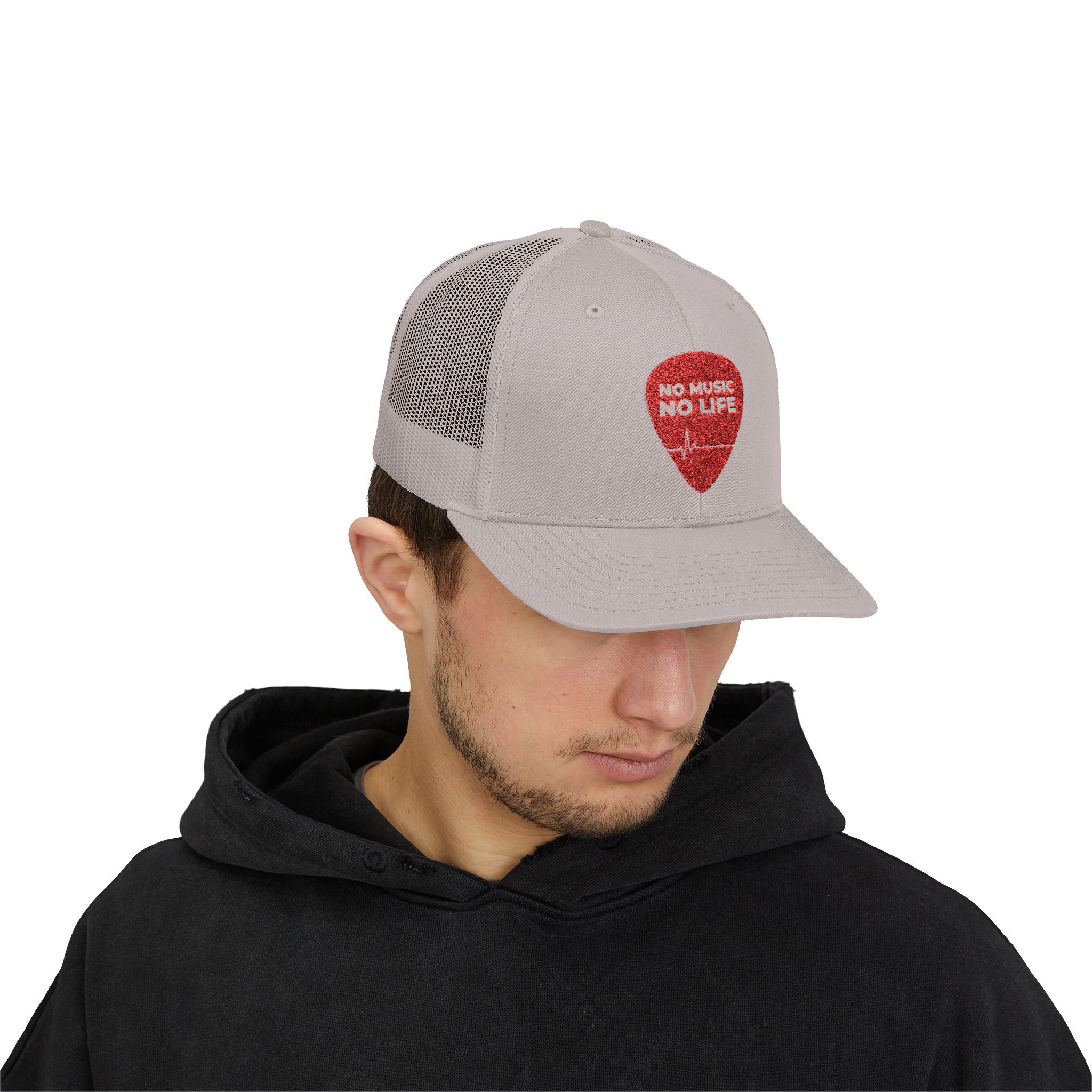 No Music No Life Snapback Trucker Cap - Image 11