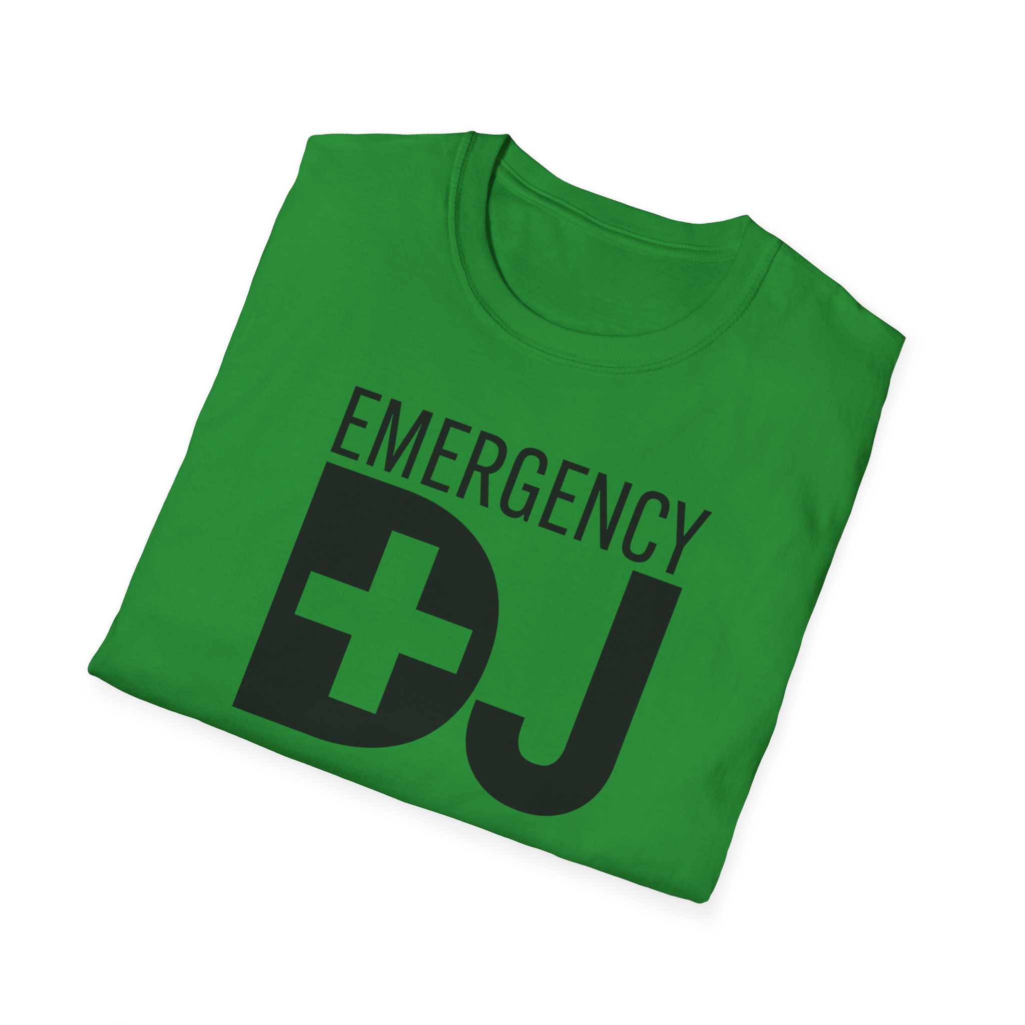 Emergency DJ Unisex Softstyle T-Shirt - Perfect for Music Lovers and Events - Image 32