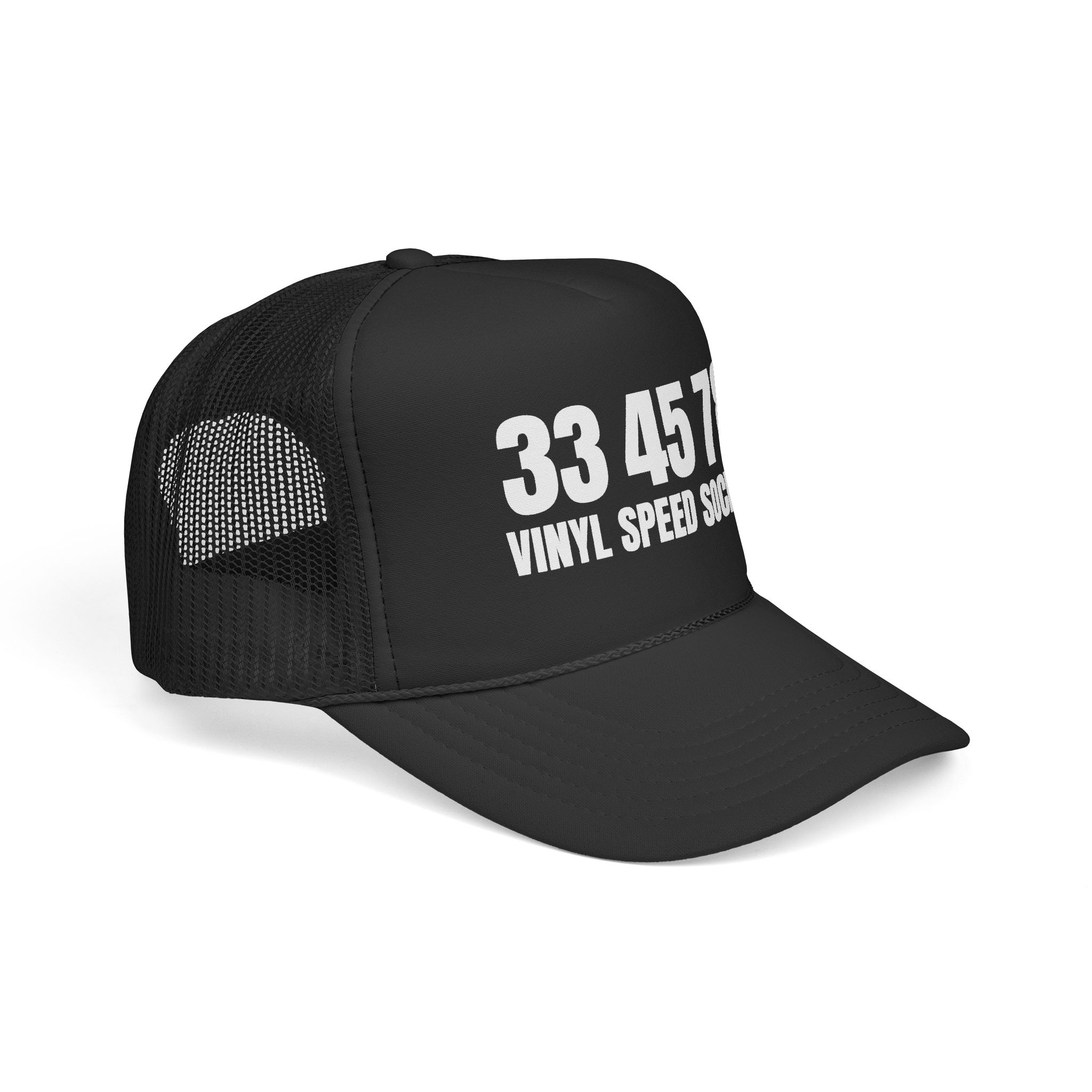 Vinyl Speed Society Trucker Cap - Retro Red Hat for Music Lovers - Image 7