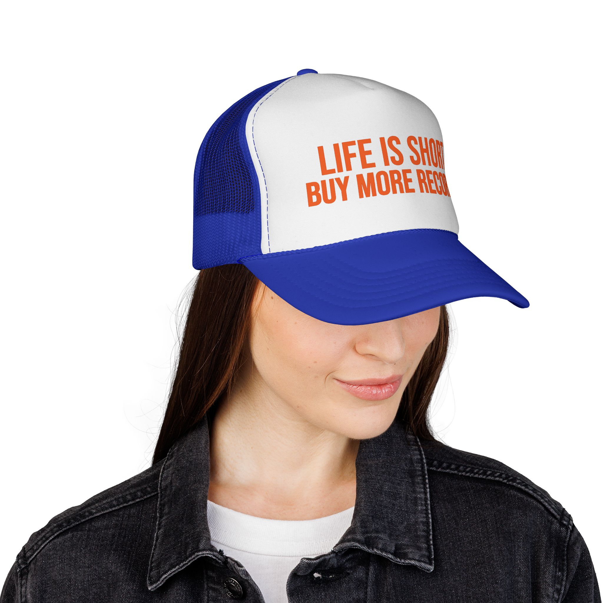 'Life is Short' Trucker Cap - Music Lover's Essential - Image 14