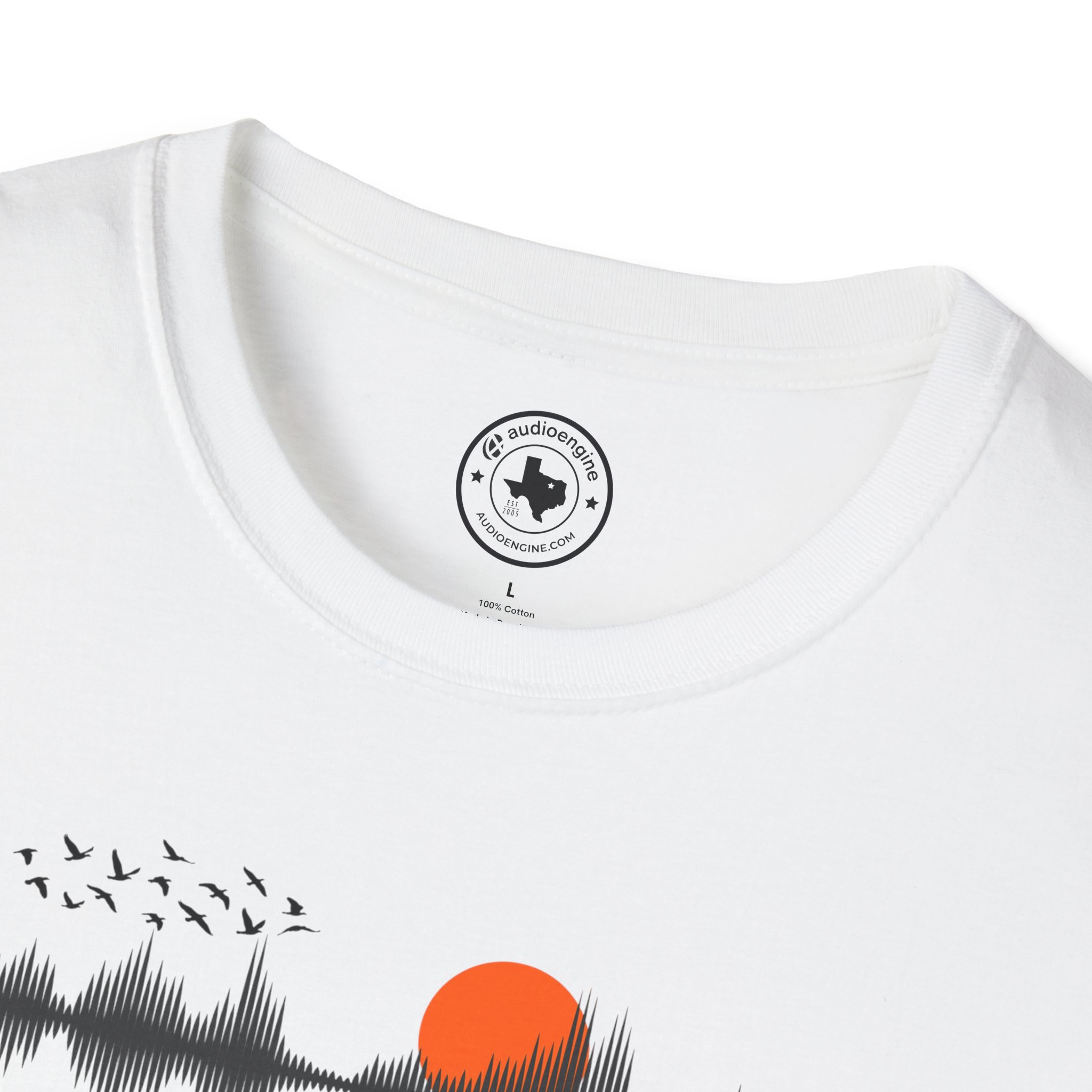 Sunset Soundwave T-Shirt — Minimal Nature Waveform Tee - Image 11