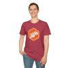 Orange Bass Guitar Badge T-Shirt — Retro Musician Tee for Bass Players - Thumbnail Image 126