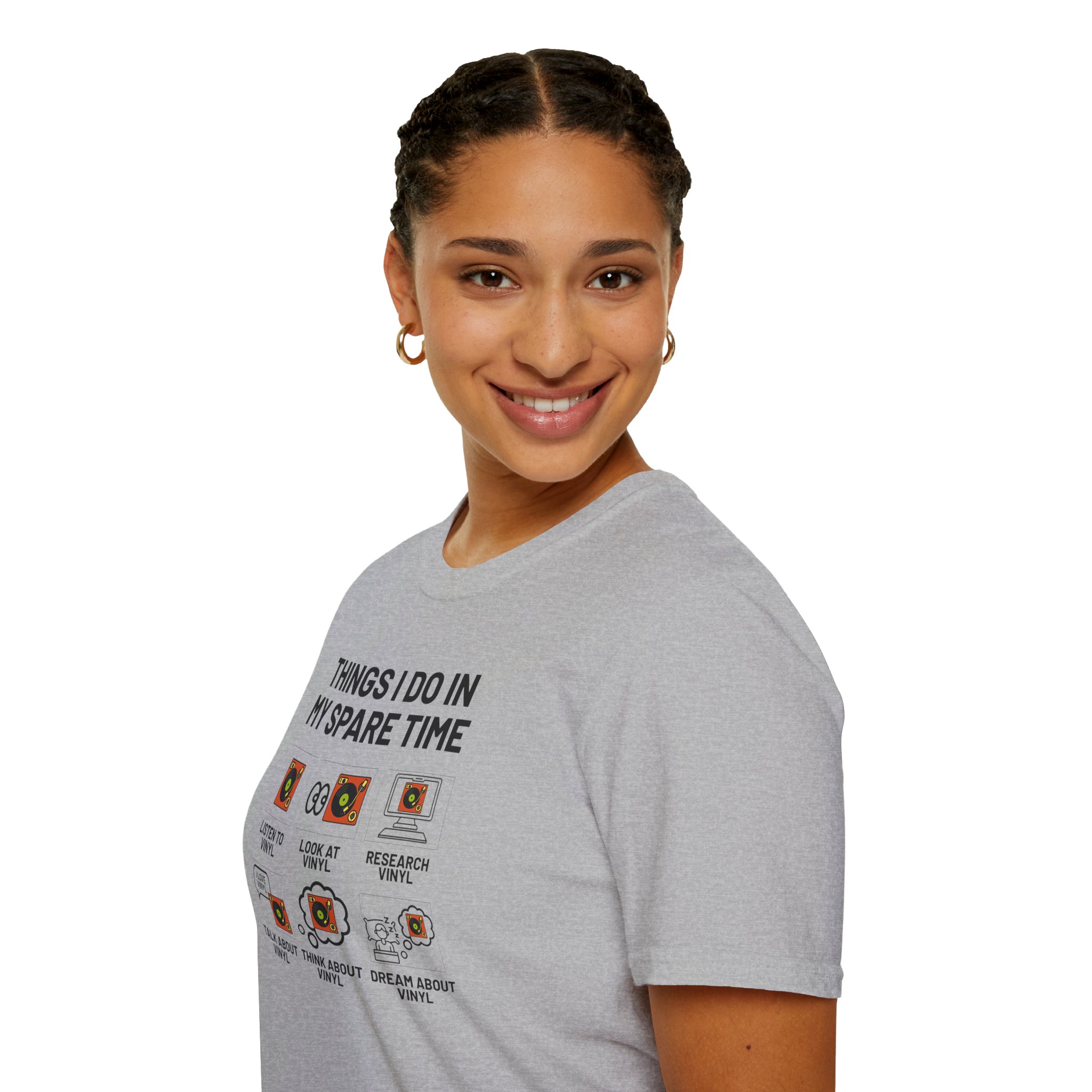 Things I Do In My Spare Time T-Shirt — Funny Hobbies Graphic Tee - Image 40