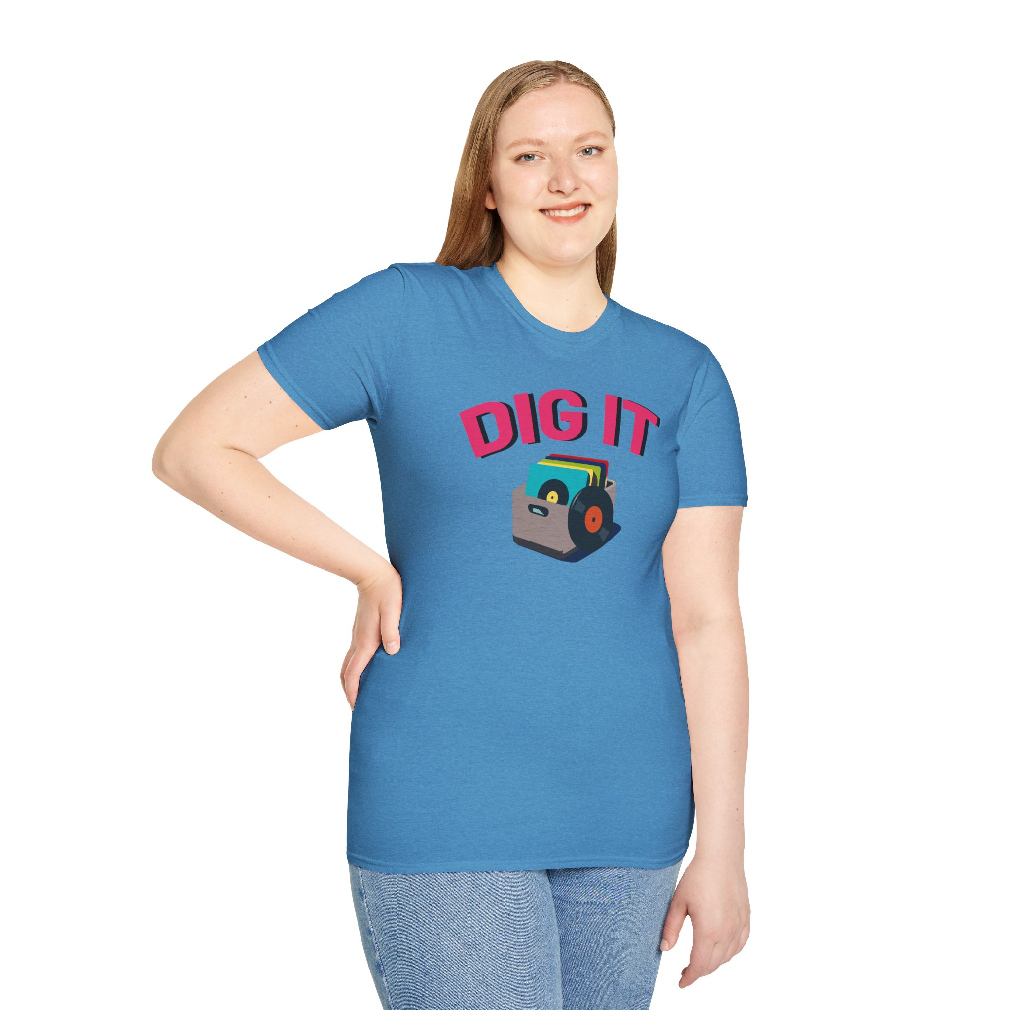 Dig It T-Shirt — Retro Excavator Graphic Tee - Image 95