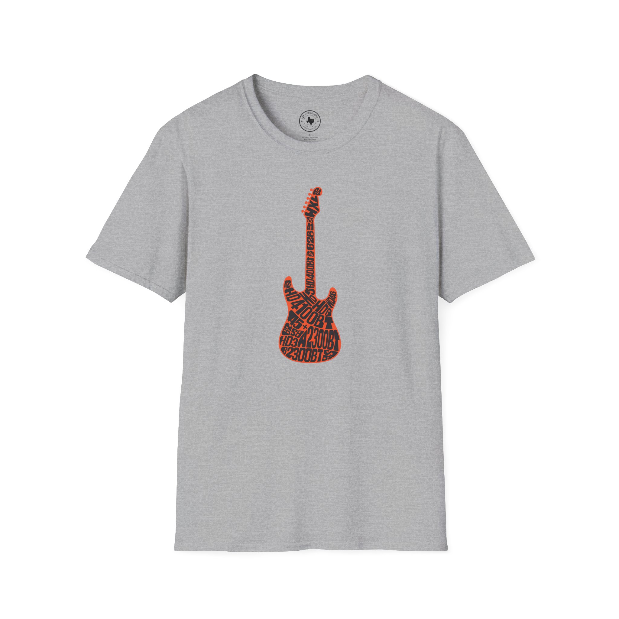 Electric Guitar Graphic T‑Shirt — Red Pattern Rock Music Tee - Image 51