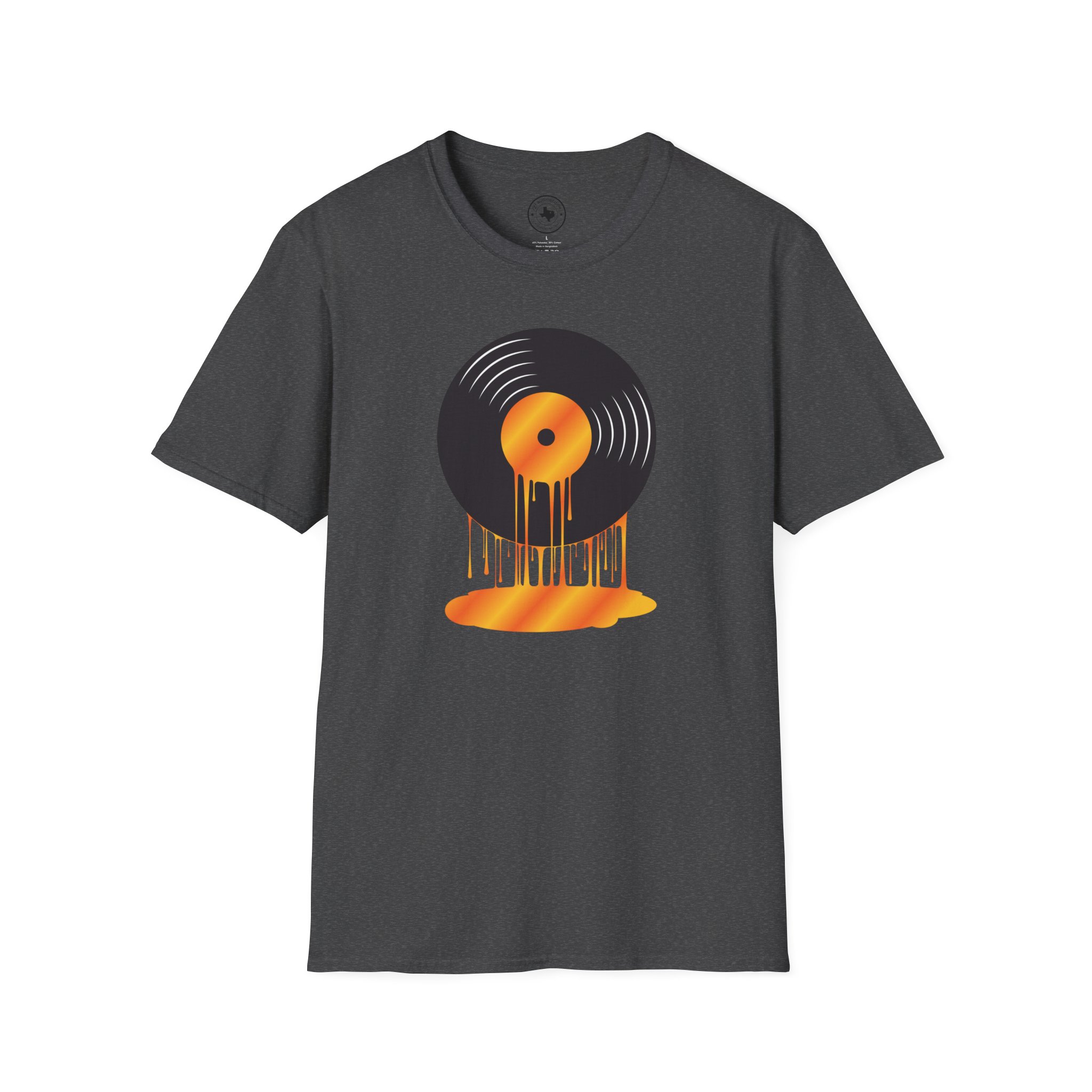 Melting Vinyl Record T-Shirt – Retro Music Tee - Image 73